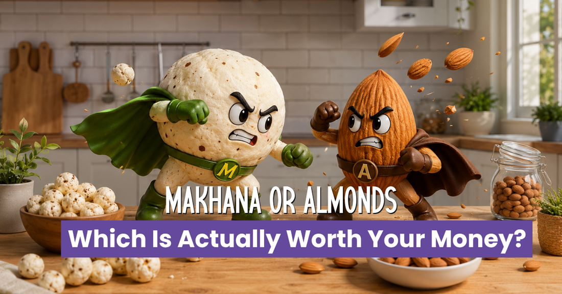 Makhana or Almonds: Which Is Actually Worth Your Money?