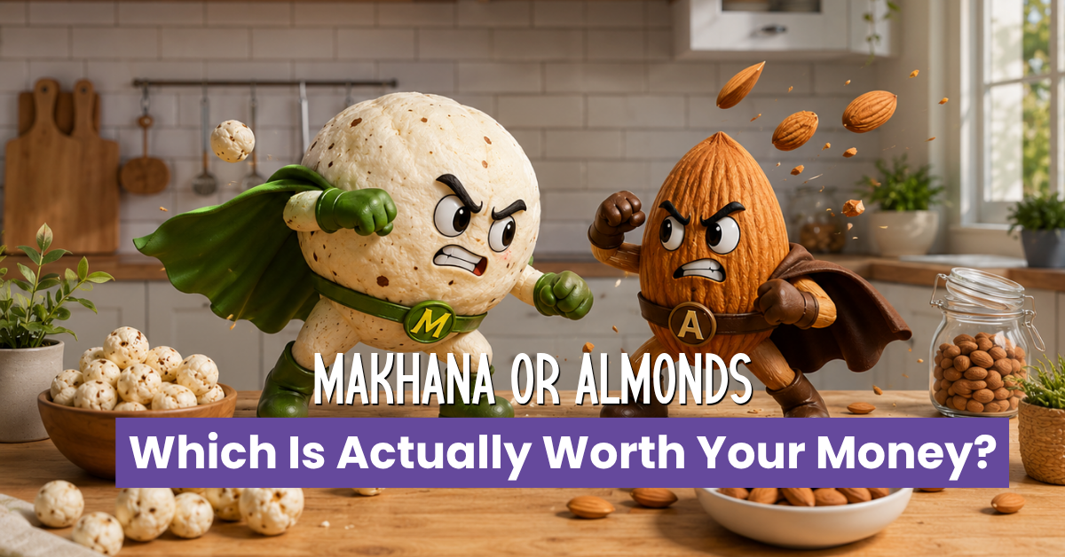 Makhana or Almonds: Which Is Actually Worth Your Money?