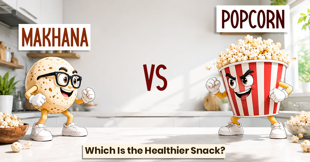 Makhana vs Popcorn: Which Is the Healthier Snack?