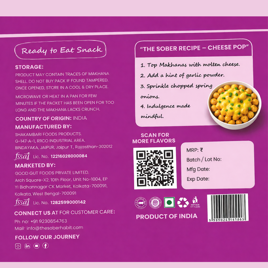 Cream & Onion Makhana | 70gm