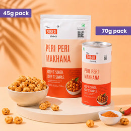 Best Peri Peri Flavoured Makhana Online | The Sober Habit