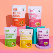 Party Mix Makhana Pack of 5 | Healthy Roasted Fox Nuts