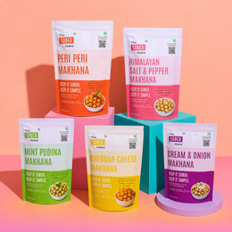 Party Mix Makhana Pack of 5 | Healthy Roasted Fox Nuts